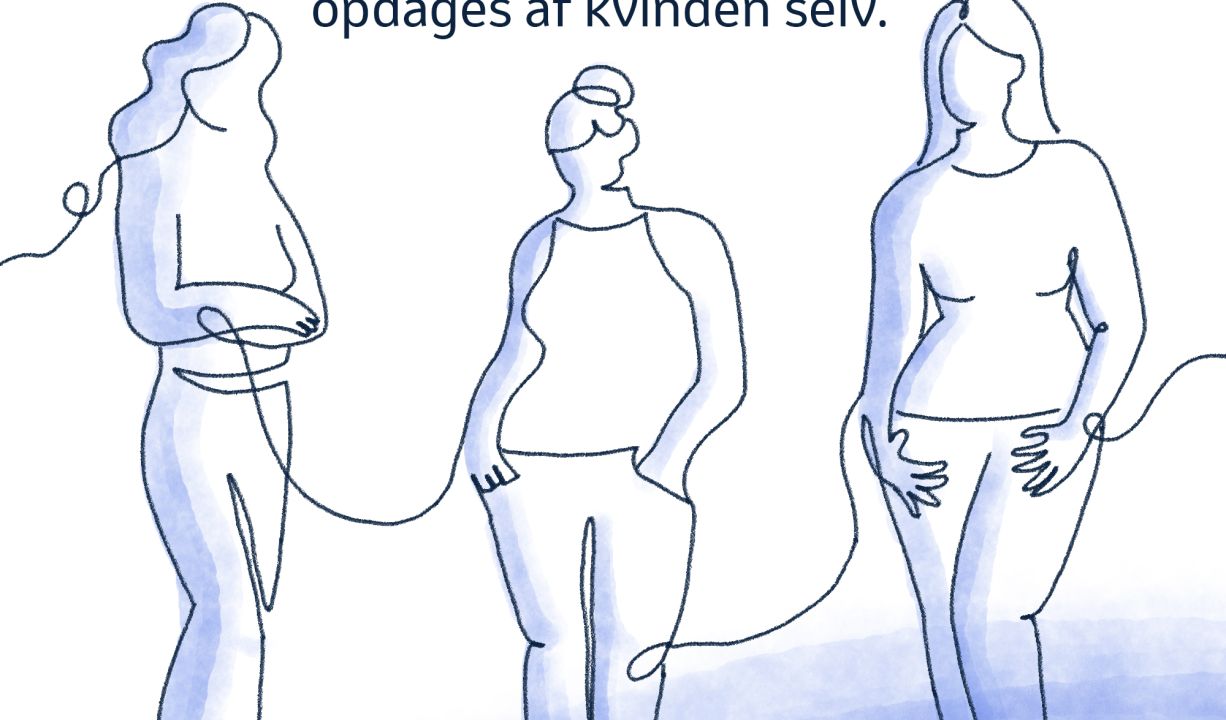 brystkræft opdages ofte af kvinderne selv