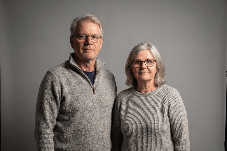Par på grå baggrund